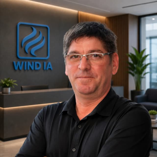Retrato de Jorge Eduardo Camacho, fundador de Wind IA